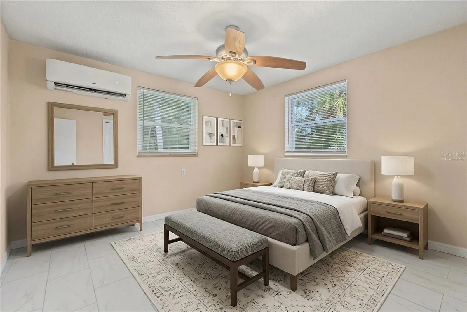 Third Bedroom - Unit 1- 5117 Mallett Drive (This photo has been virtually staged)