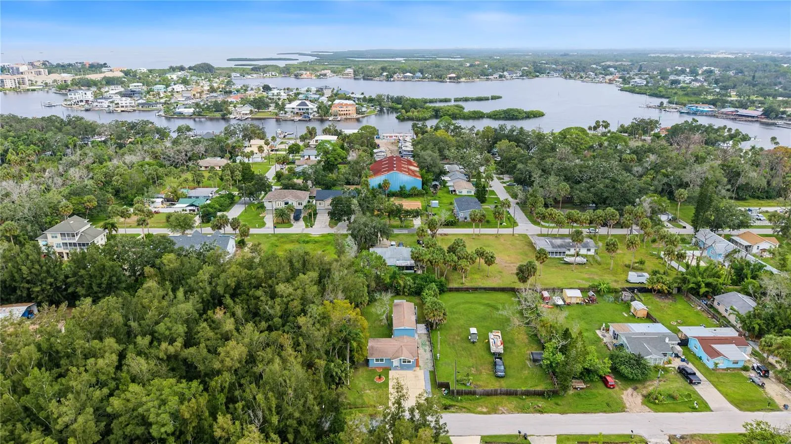 Ariel View of Immediate Area Looking toward The Gulf - 5117 Mallett Drive