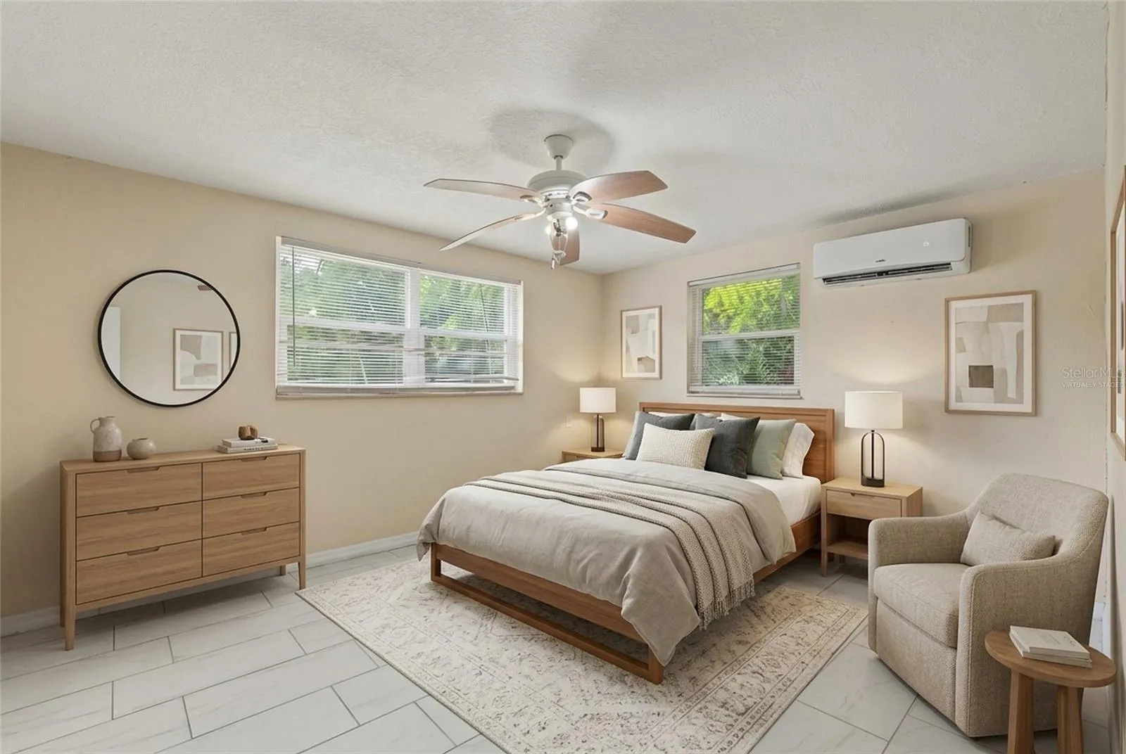Second Bedroom - Unit 1- 5117 Mallett Drive (This photo has been virtually staged)