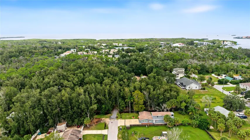 Ariel View of Immediate Area Looking toward The Gulf - 5117 Mallett Drive