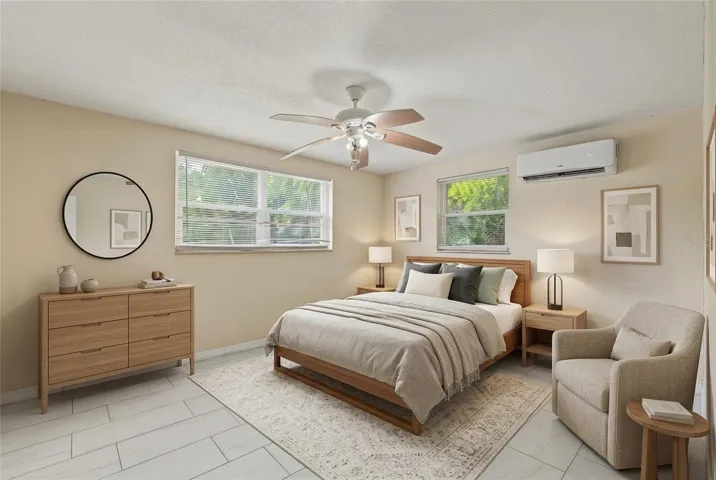 Second Bedroom - Unit 1- 5117 Mallett Drive (This photo has been virtually staged)