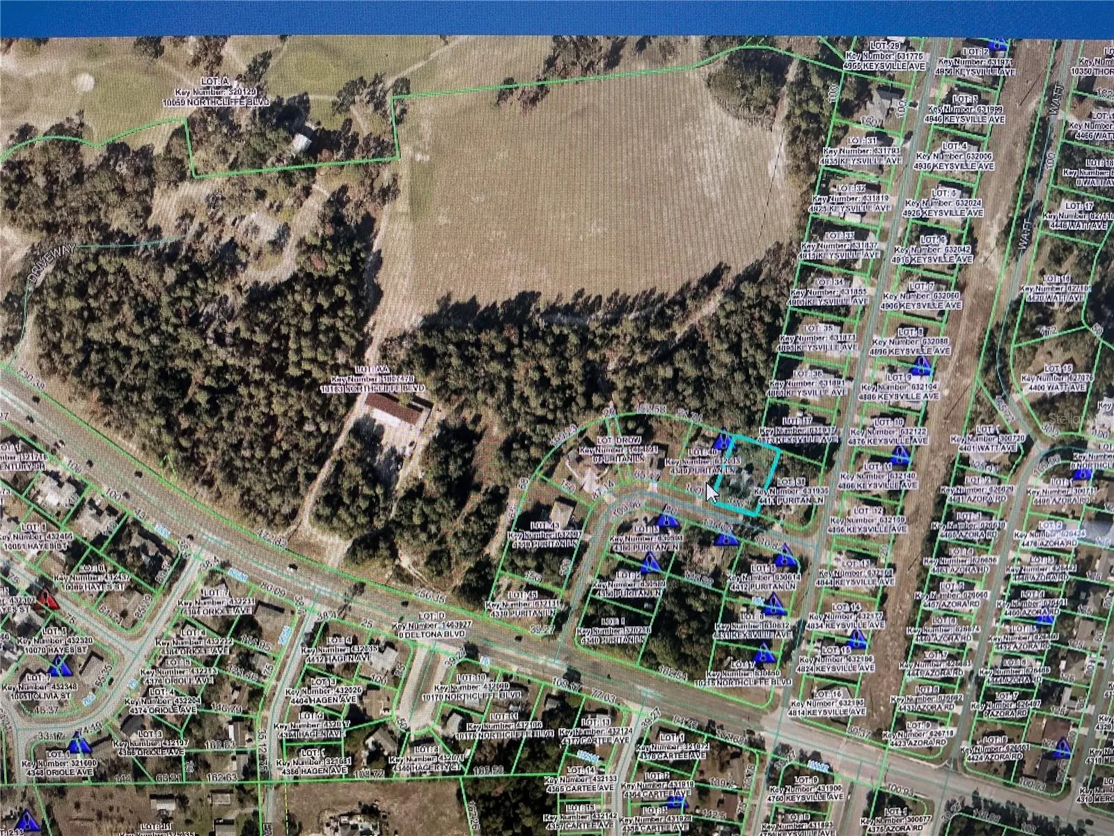 Oak Hill Golf Course under Construction see highlighted area of home