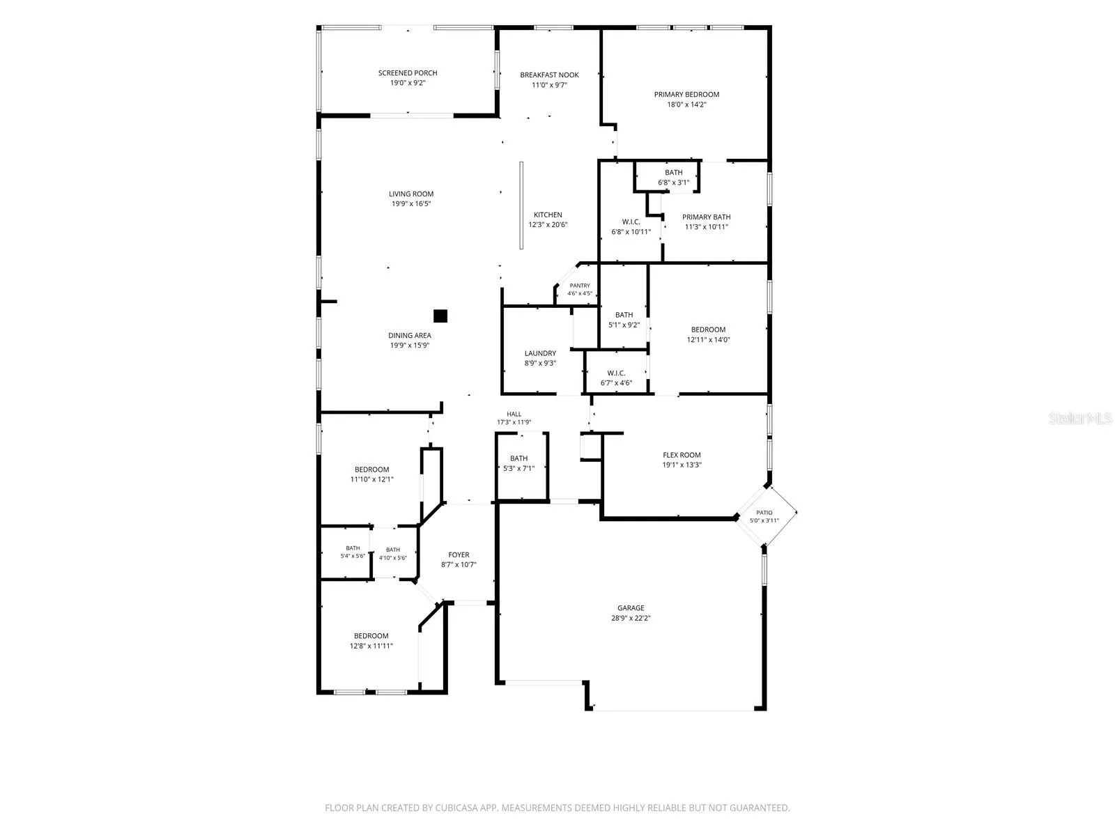 Floor Plan with approx. dimensions