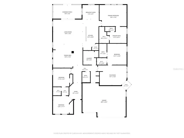 Floor Plan with approx. dimensions