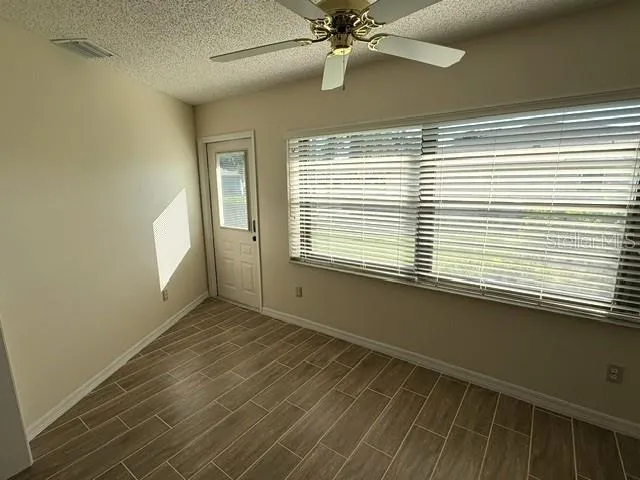 Enclosed lanai.