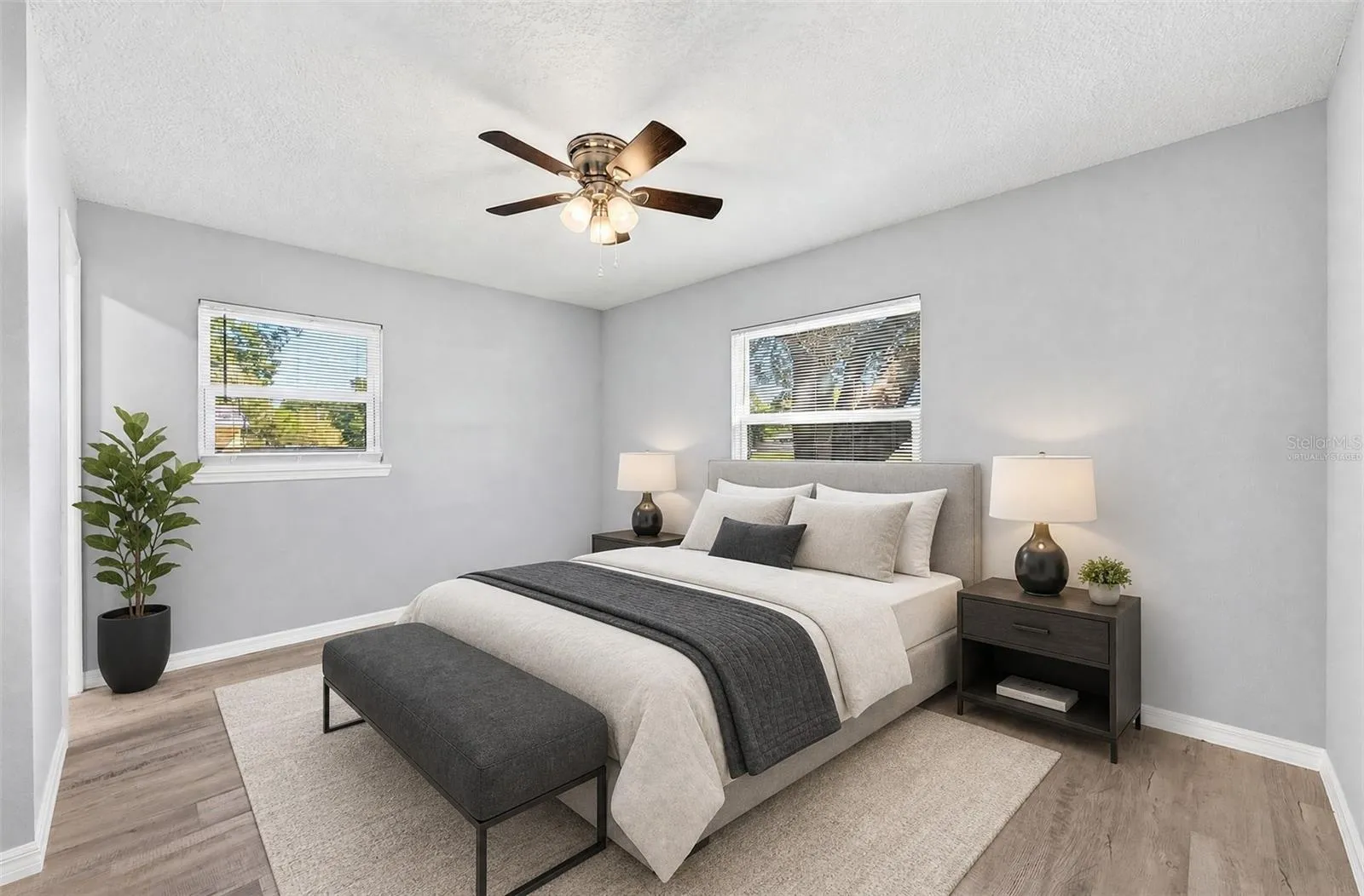 Primary Suite. Virtually Staged.