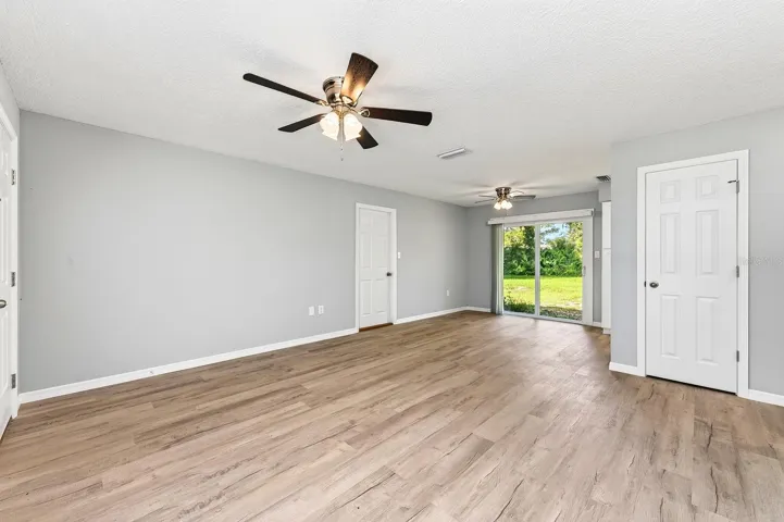Open living/dining.