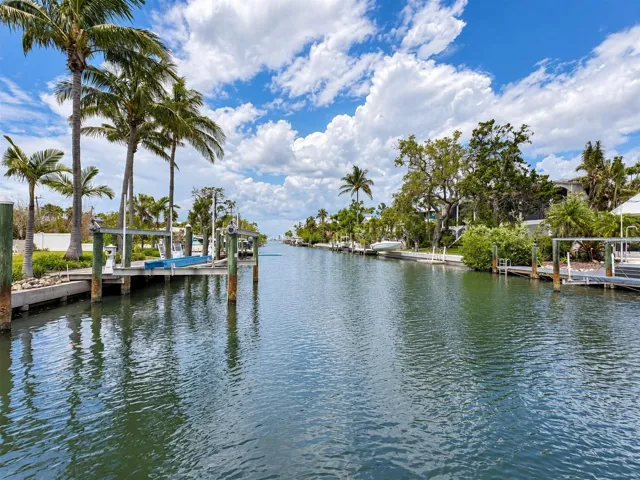 Wide, deepwater canal.
