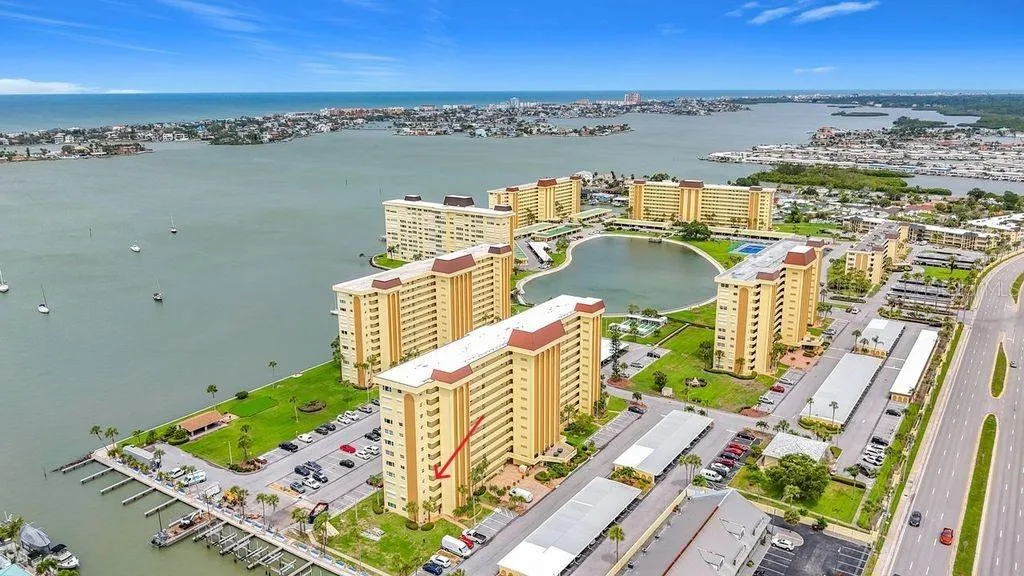 You could live here! Aerial View of the Sea Towers Waterfront Community