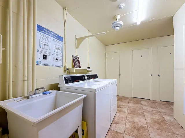 Common Laundry/Storage Area - Storage #2 is for this unit
