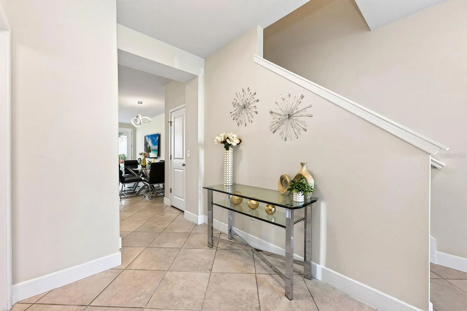 OPEN Entry /Hall area featuring the stairs