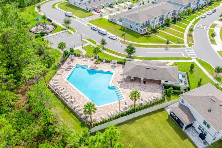 Community pool and clubhouse