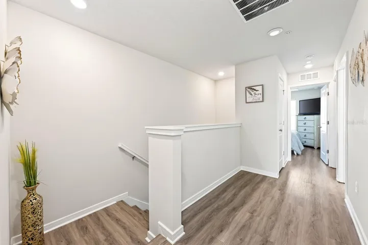 Once upstairs, there is a spacious landing perfect for a small seating area or desk workspace