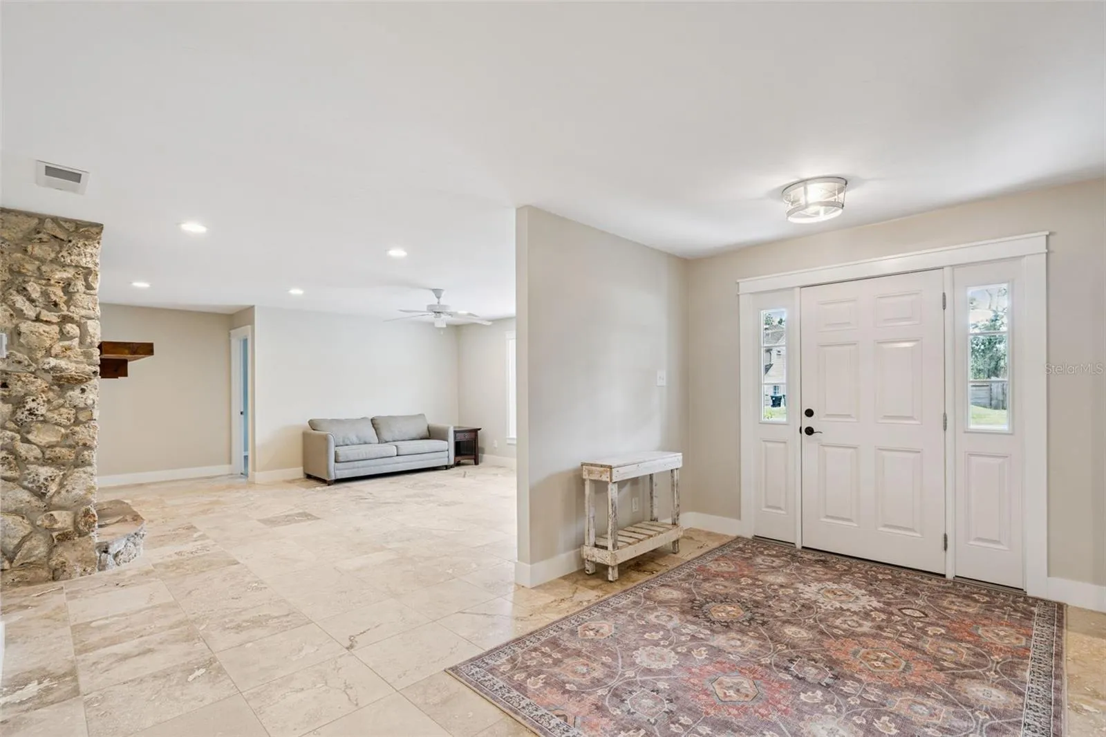 Foyer looking into Living Room