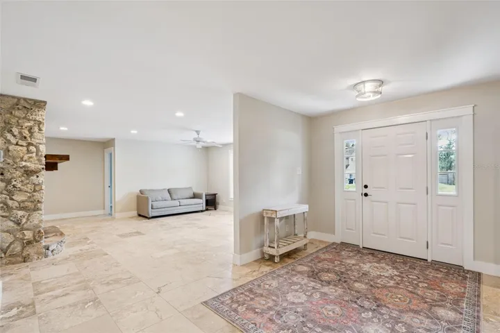 Foyer looking into Living Room
