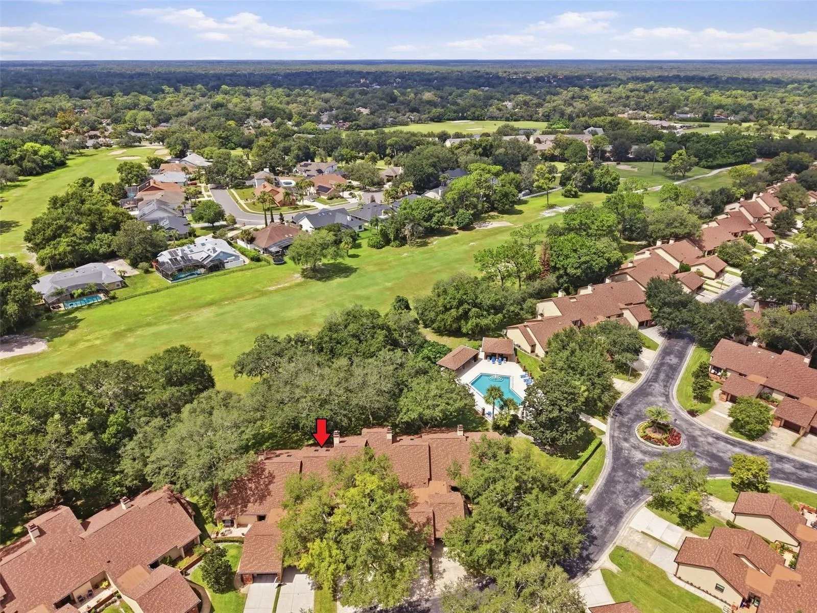 Arial View Golf Course