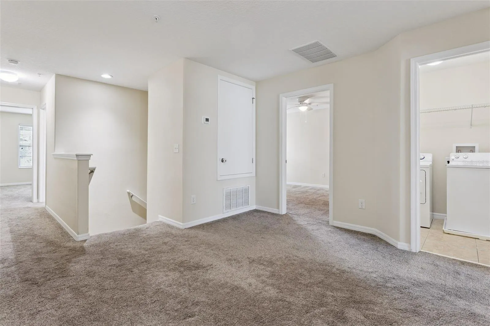 loft and laundry room