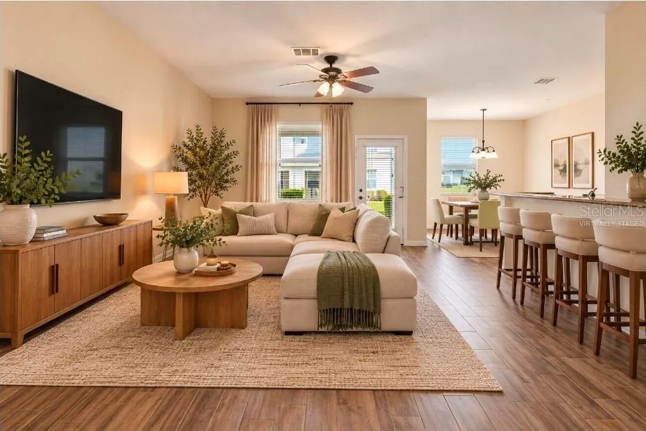 VIRTUALLY STAGED Living Room