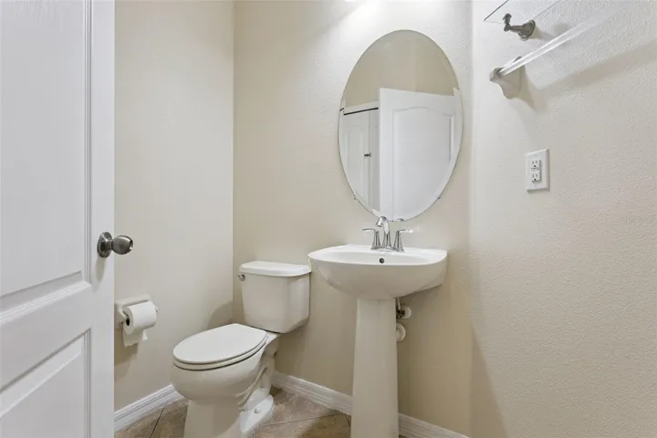 downstairs half bath