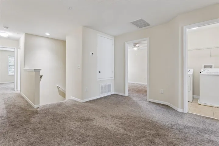 loft and laundry room