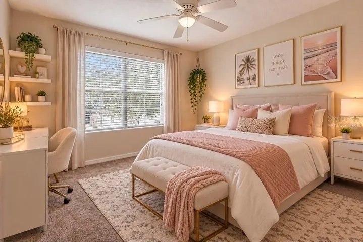 VIRTUALLY STAGED Bedroom 2