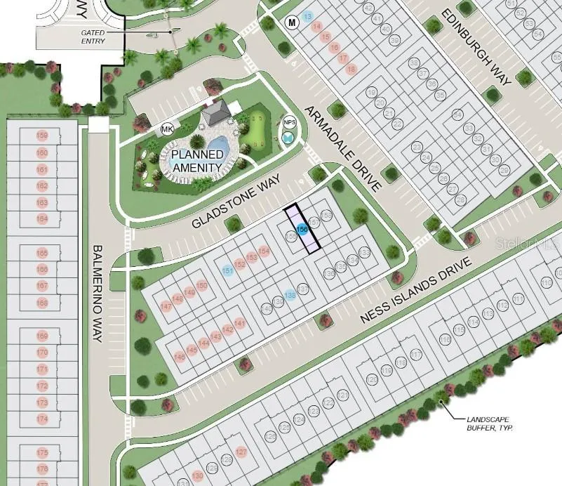 790 Gladstone Way Site Map