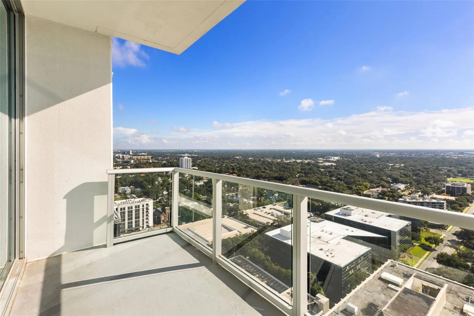 Balcony overlooking Lake Eola