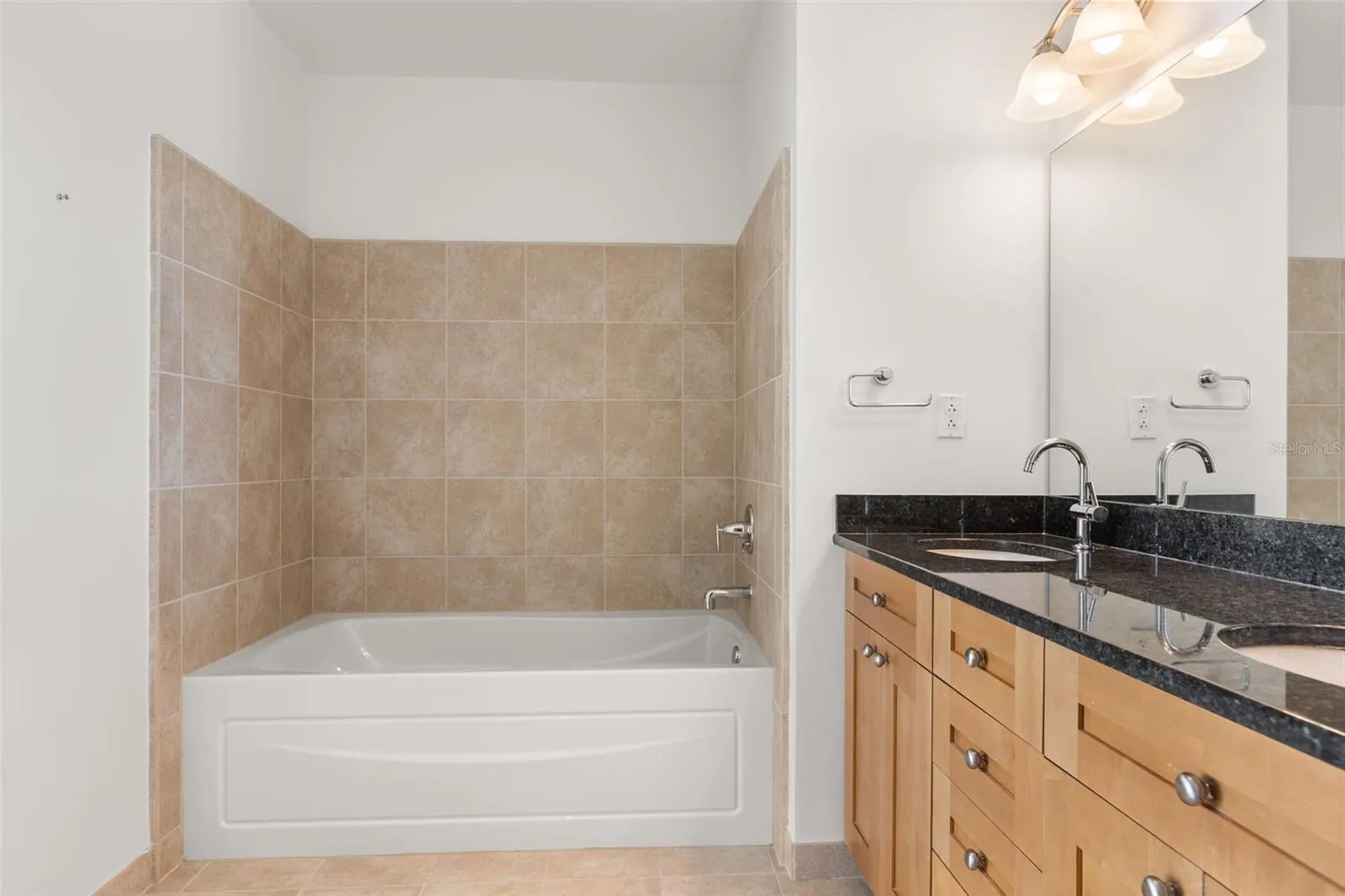 Primary bathroom with soaker tub