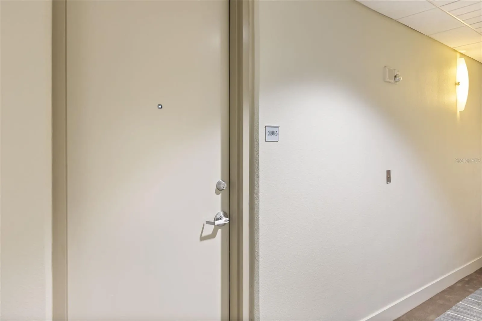 Front door to unit 2805