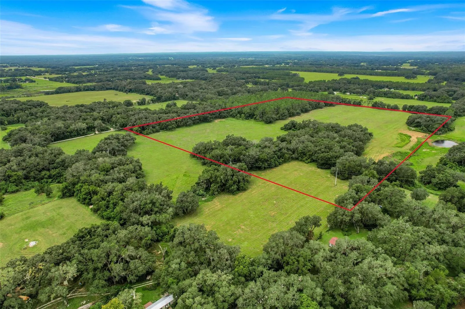 Lots of room for cows, horses, future home etc