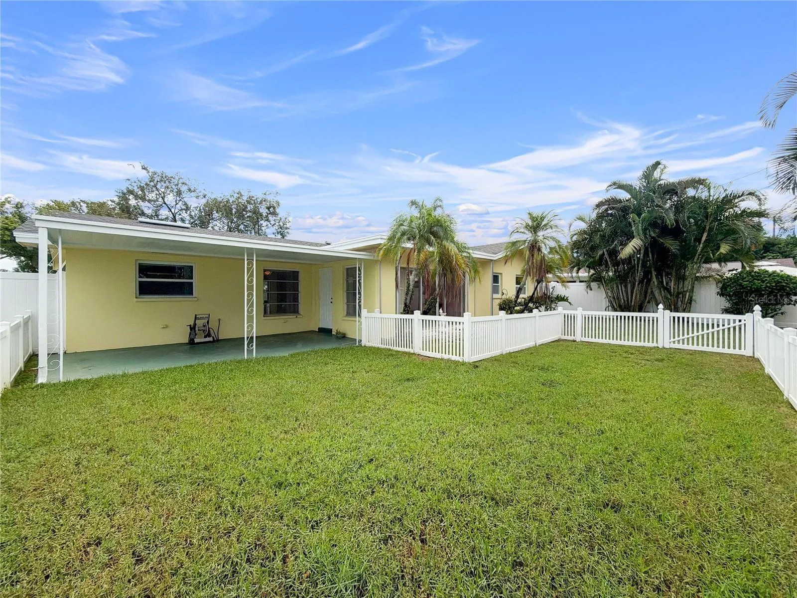 Great Backyard with Low Fenced Area.