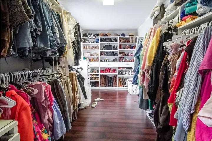 Master bedroom closet