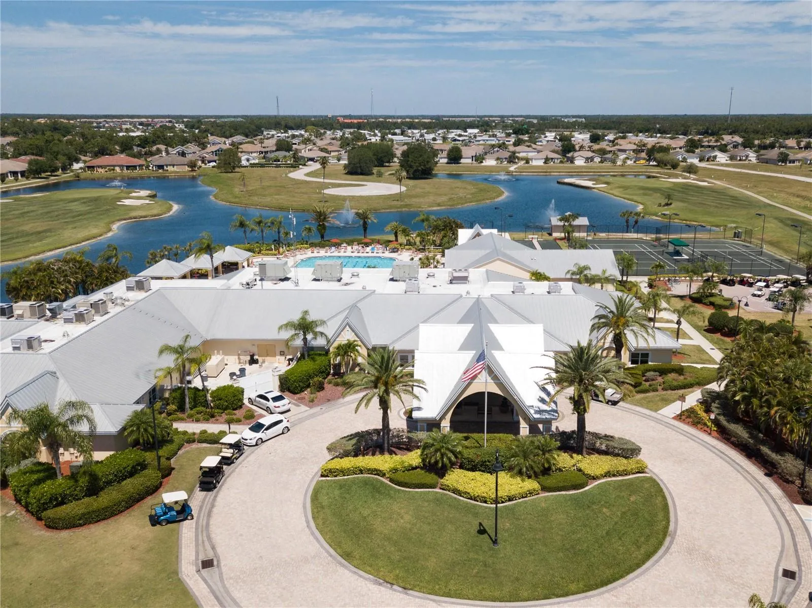 Entrance to amenities