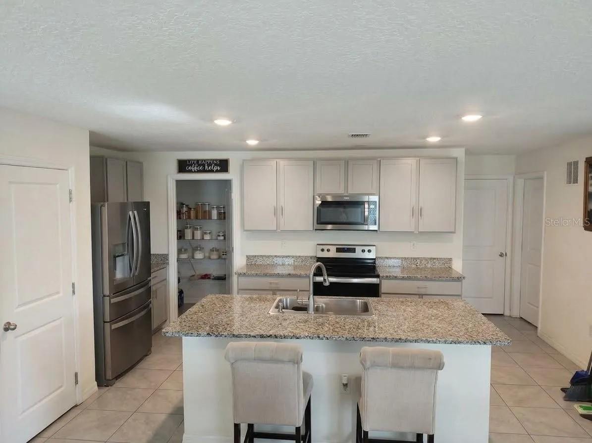 Open-concept kitchen