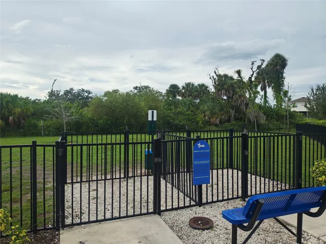 Spacious dog park