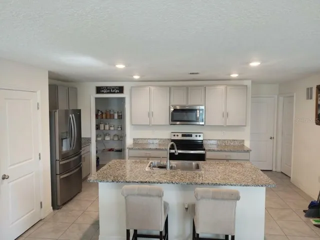 Open-concept kitchen