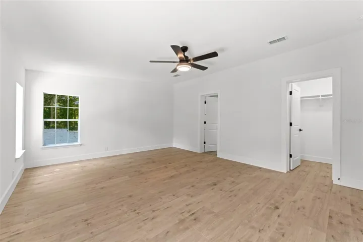 Primary Bedroom with walk in closet