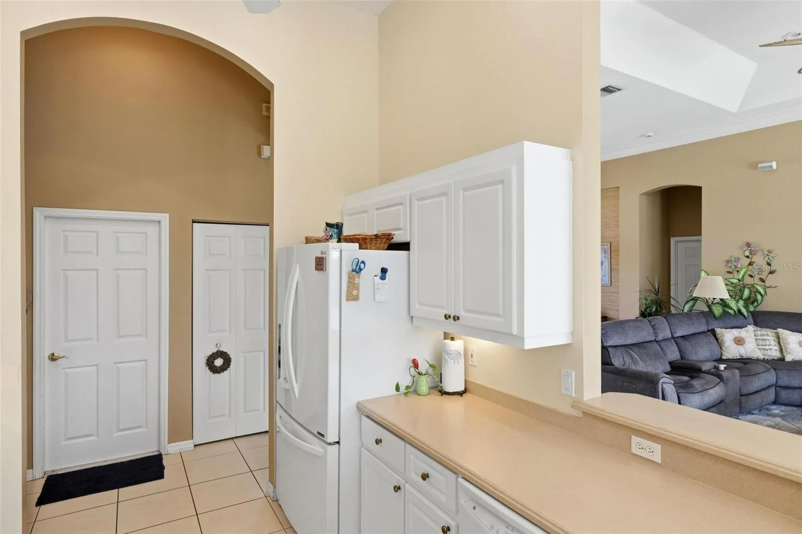 Bring your groceries directly from the garage to the kitchen!