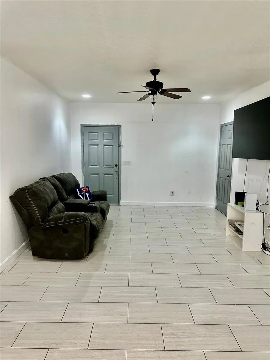 Looking at front door