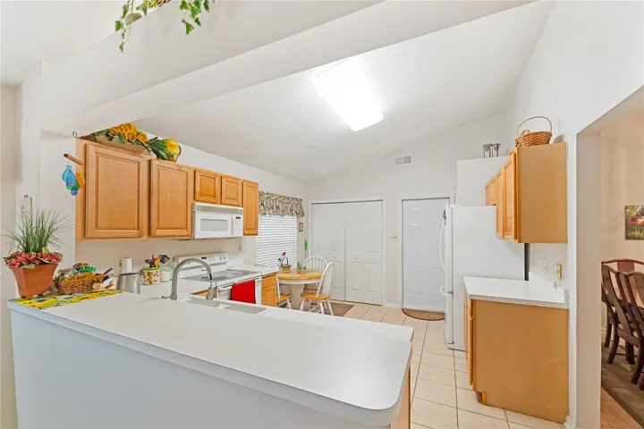 Kitchen view from family room