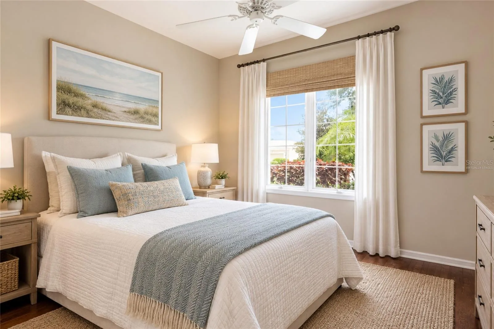 Guest Bedroom virtually staged