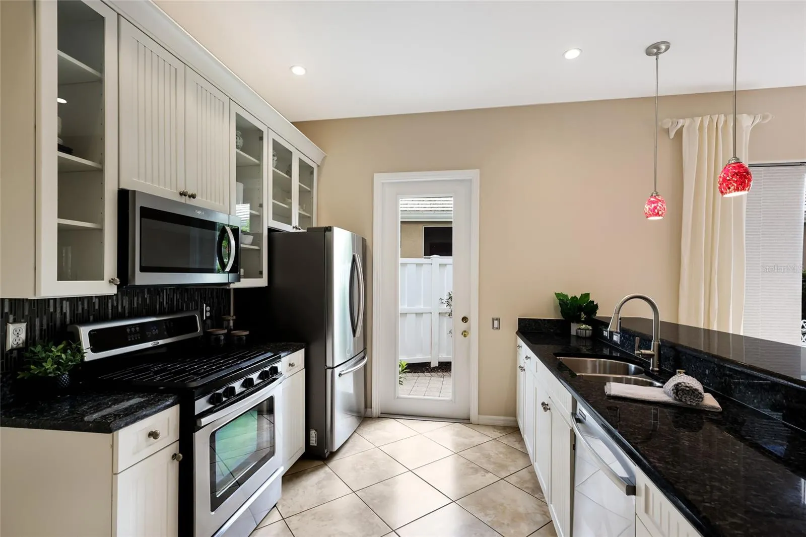 Kitchen with ample storage including two pantries