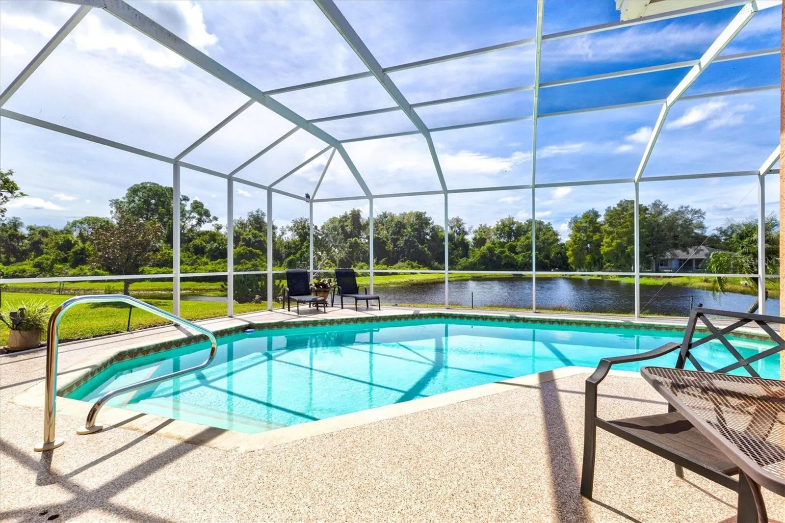 Nice water view and private setting