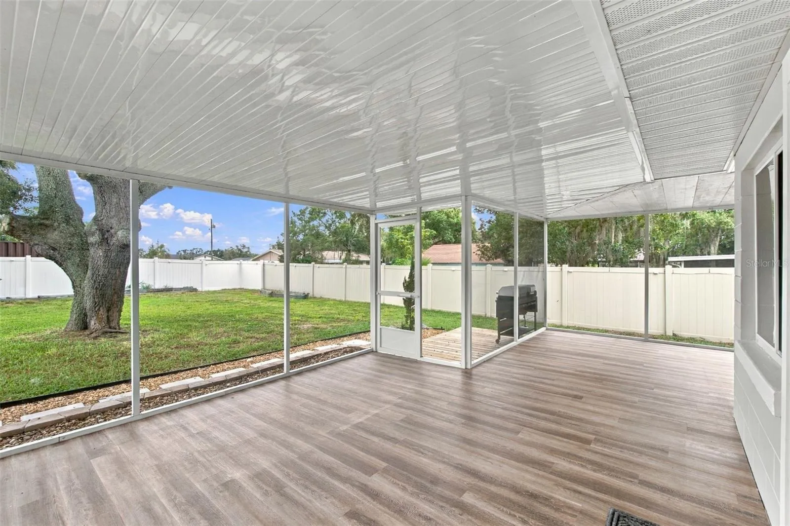Back Screened, Covered Porch