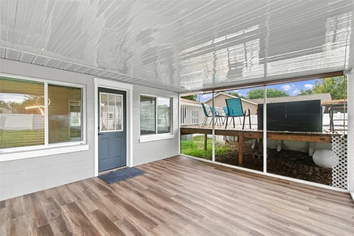 Back Screened, Covered Porch
