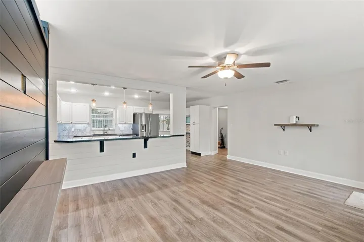 Living Room to Kitchen to Dining Room