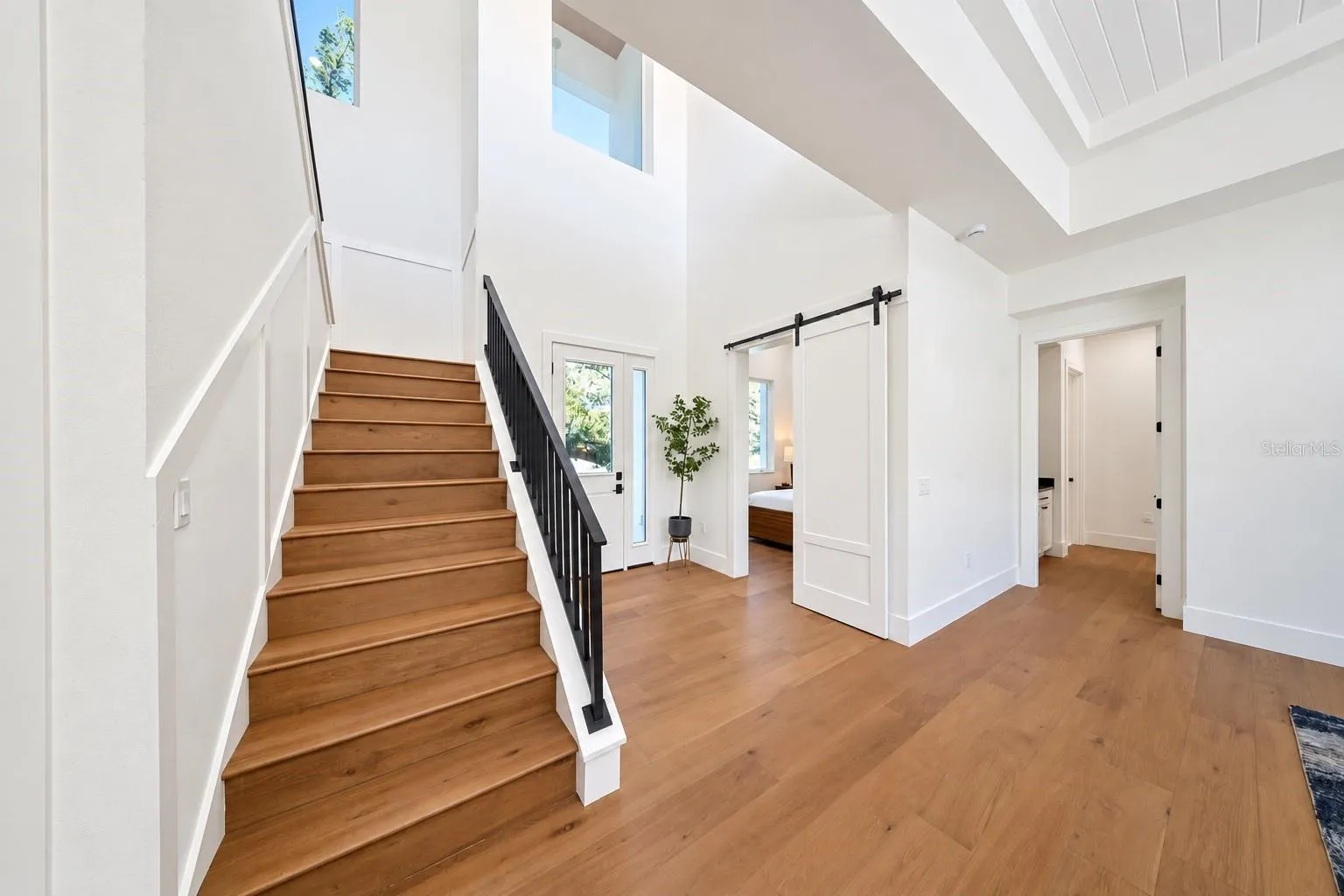 Downstairs entrance to the guest bedroom