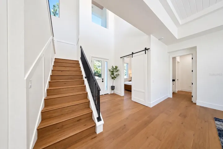 Downstairs entrance to the guest bedroom