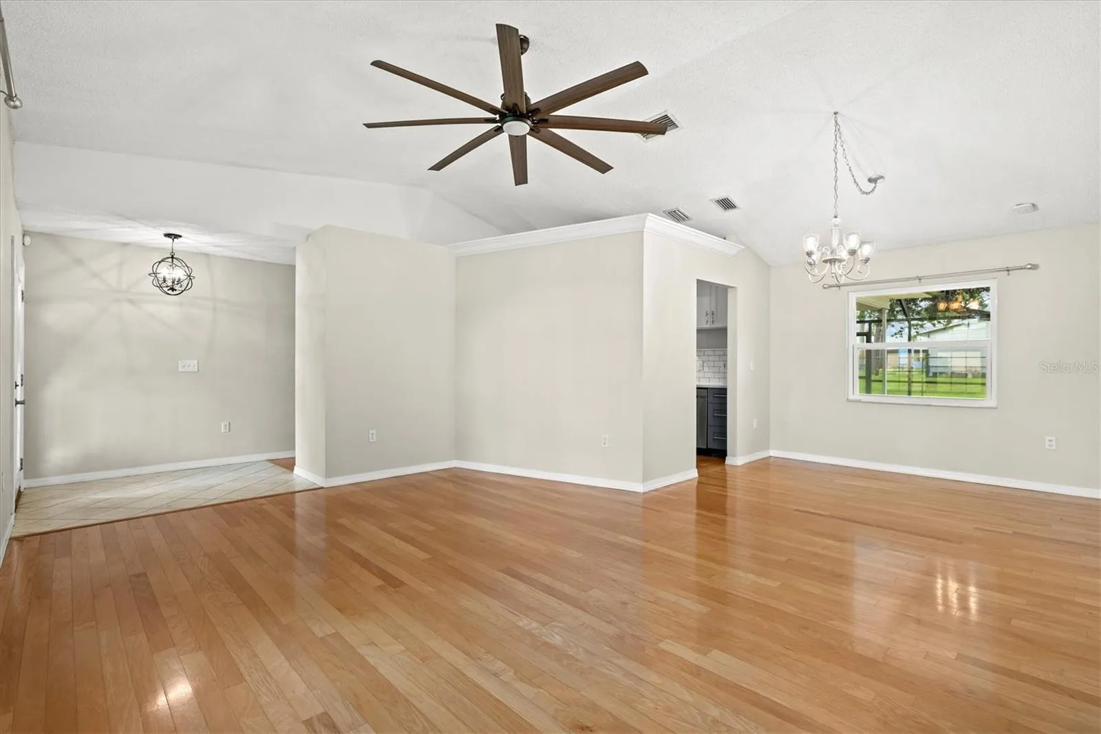 Living and dining rooms