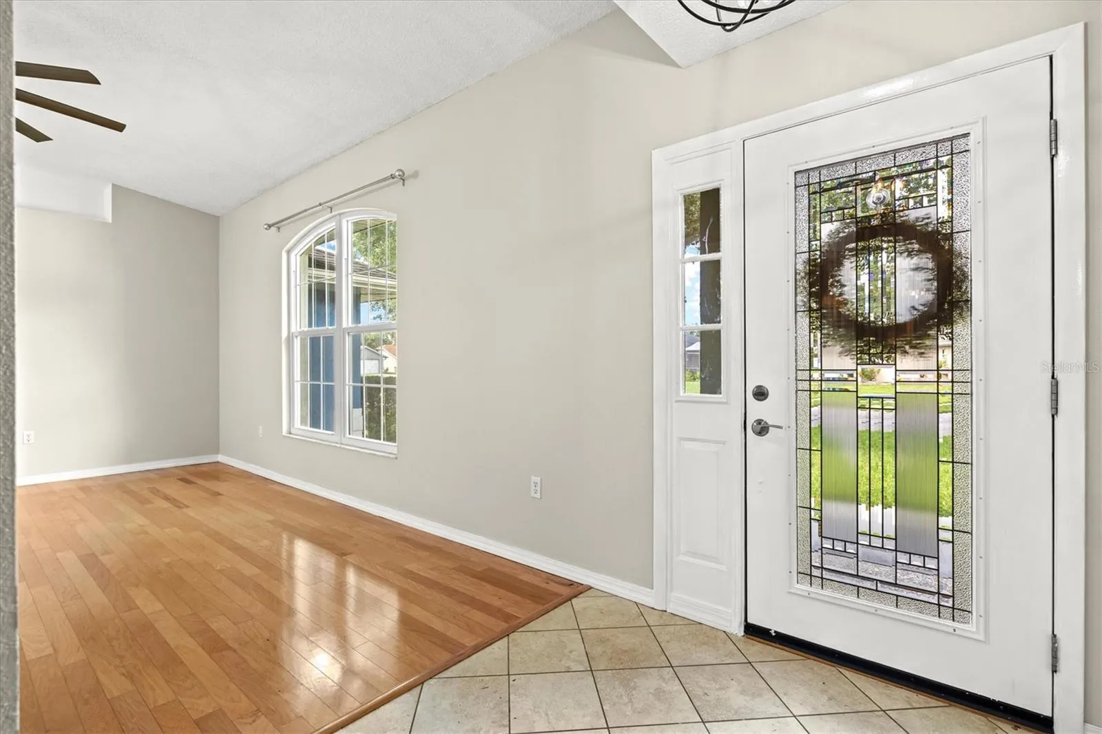 Entry and living room